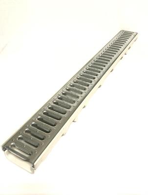 CANALE H.6 MINI M85 cm.10 ml.1 C/GRIGLIA ORVEG POLIESTERE GRIGIO