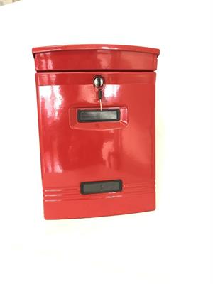 CASSETTA POSTA ROSSO ALLUMINIO PRESSOFUSO GOIA ROSSA
