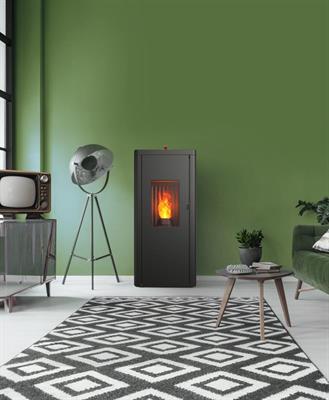STUFA PELLET MOD.08 MCORE 05 NERO KALOR-4TS-CC-MC-ON