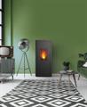 STUFA PELLET MOD.08 MCORE 05 NERO KALOR-4TS-CC-MC-ON